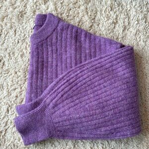 & Other Stories Cropped Wool Sweater